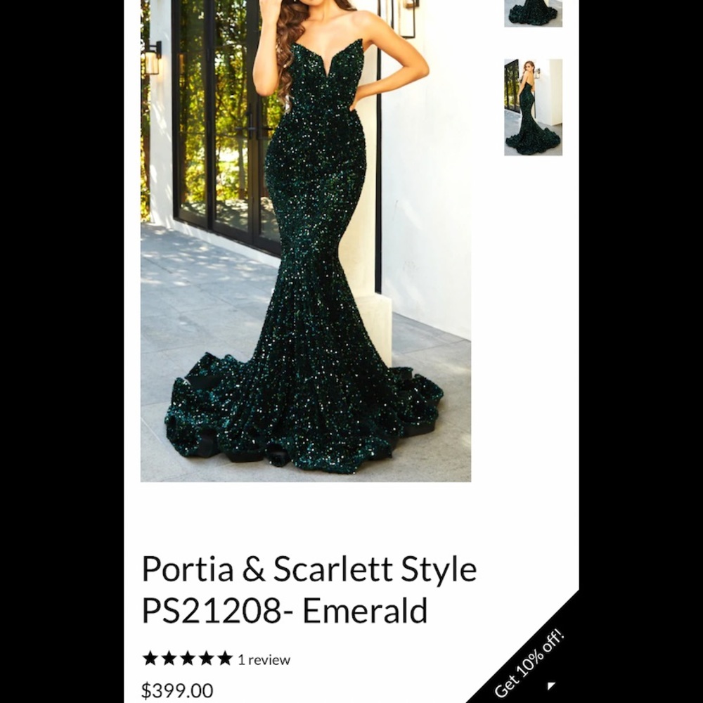 Portia and Scarlett PS21208 Emerald Size 6